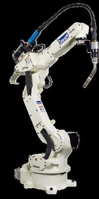 Versatile OTC Welding Robot 8kg Payload 1.437m Reach for material handling application