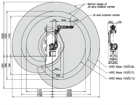 6 Axes Fanuc Welding Robot Payload 12kg Reach 1441mm Fanuc Robotic Welder